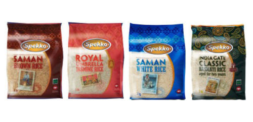 Fresh new packaging from Spekko Rice