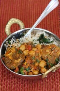 Lamb and Chickpea Curry with Basmati Rice