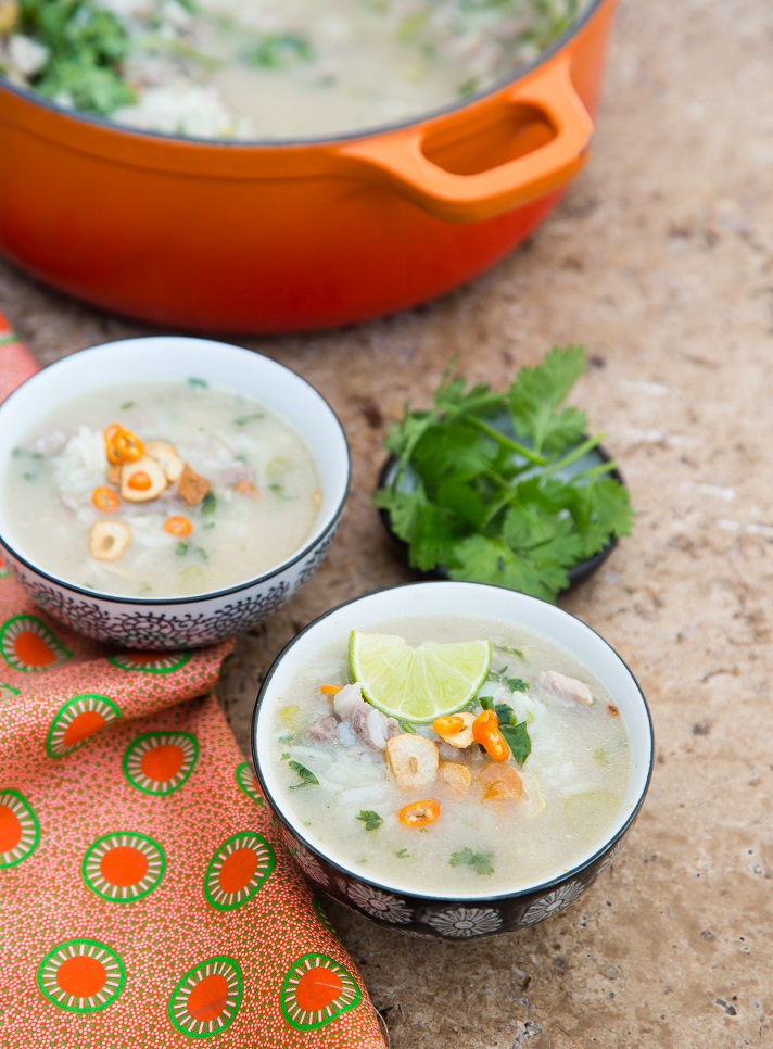 Aromatic Thai Rice Soup