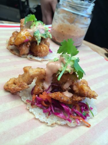 Rice Tortillas with Southern Fried Crispy Chicken