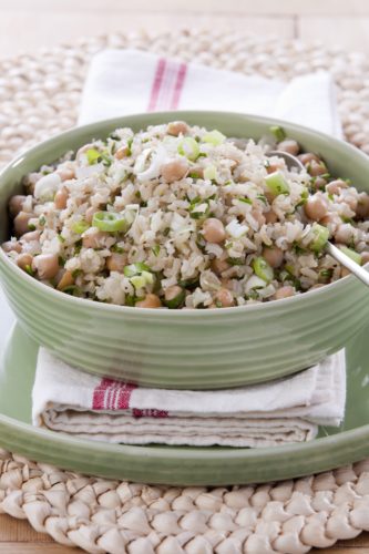 Chickpea and Brown Rice Salad