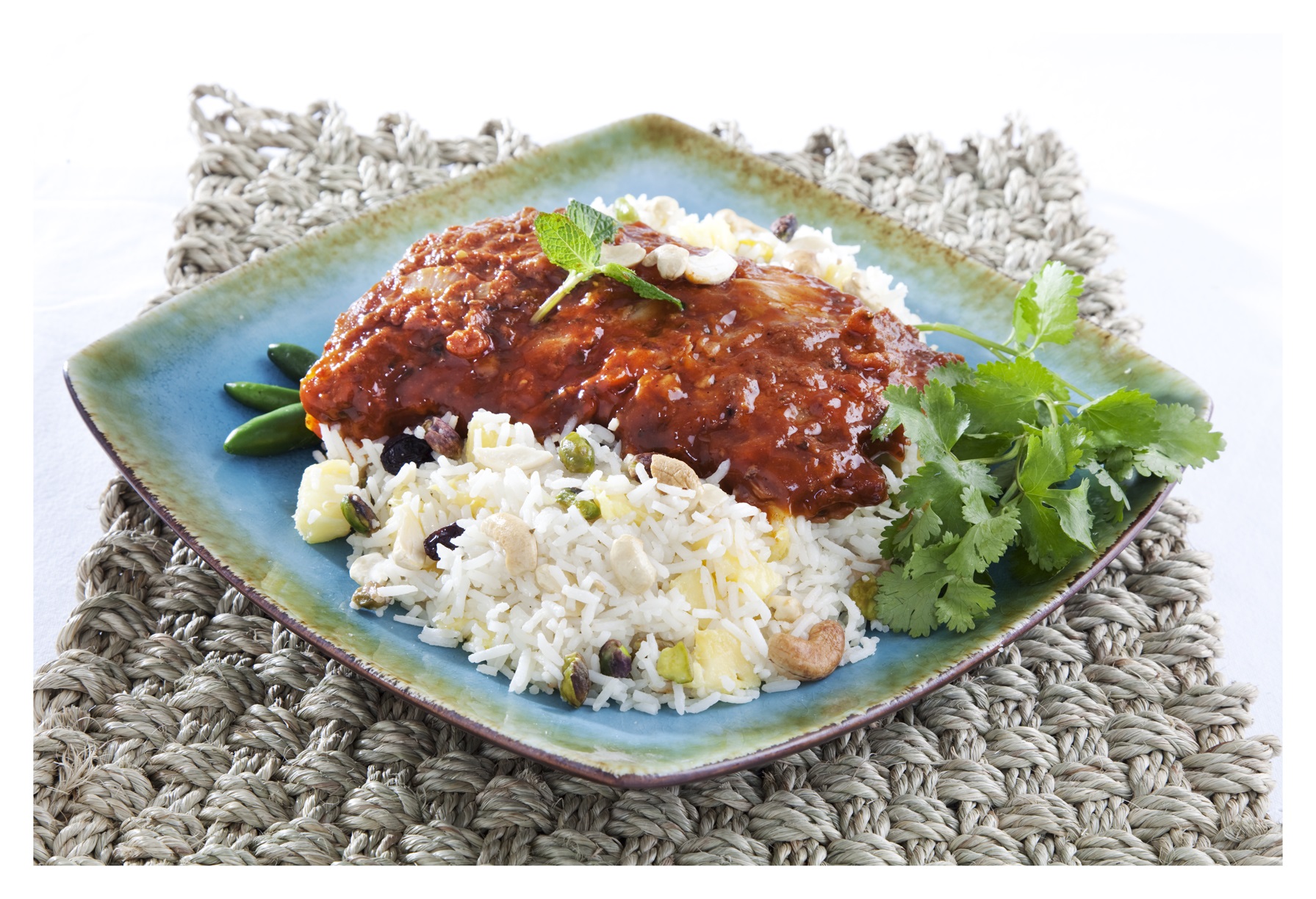 Bombay Barbeque Beef Ribs with Kashmiri Rice