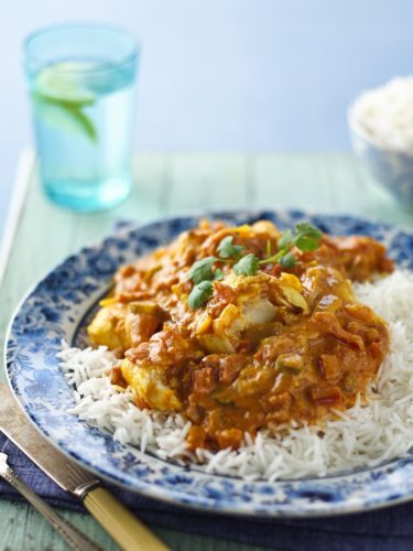 Ma Dorah’s East African Fish Curry with Basmati Rice