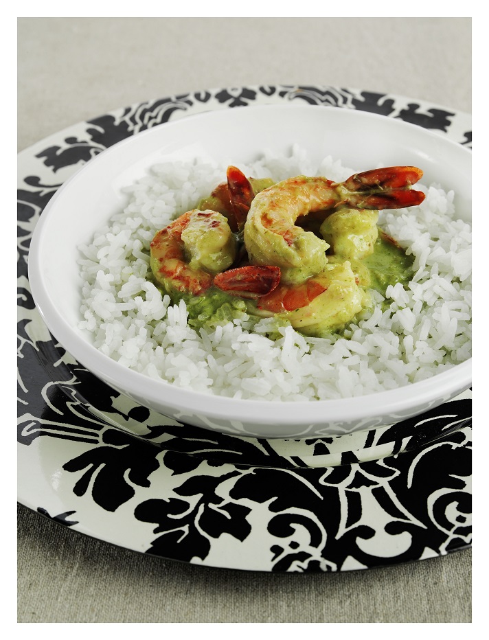 Thai Green Curry with Prawns