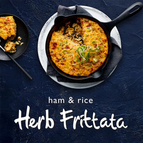 Ham & Rice Herb Frittata